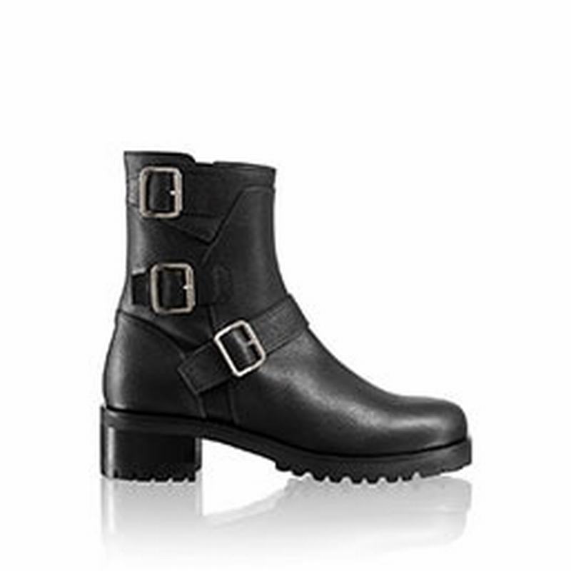 Russell & Bromley Dynamo Biker Boots Women's Black [SOF3446WX]